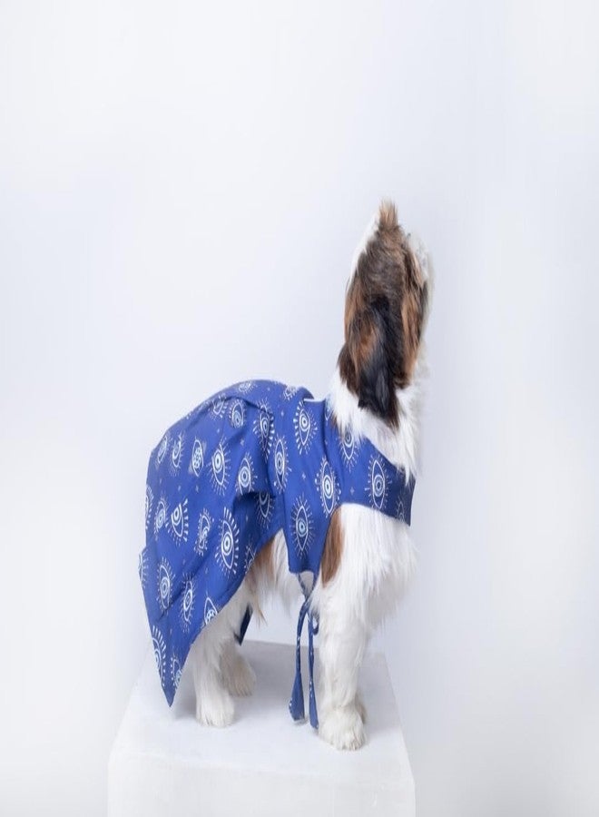 15 BUTTONS Butterfly Dog Dress | Adorable Floral Pet Dress for Dogs | Soft Cotton Party Outfit - Image 2